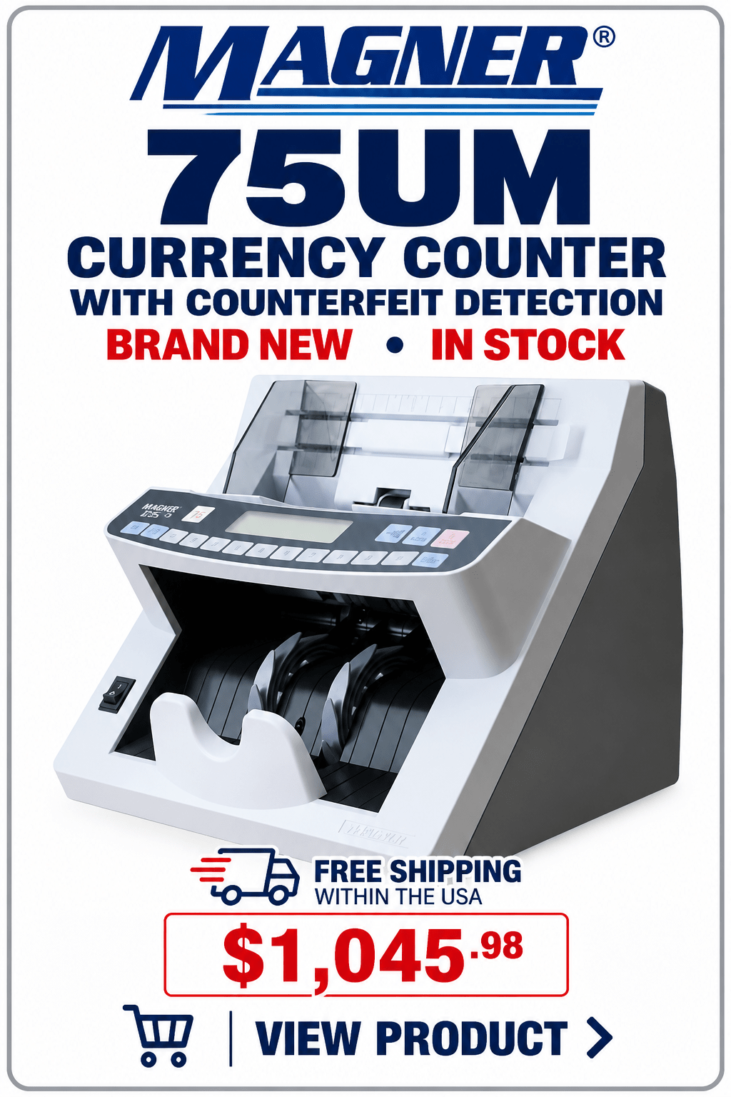 Magner 75UM Currency Counter